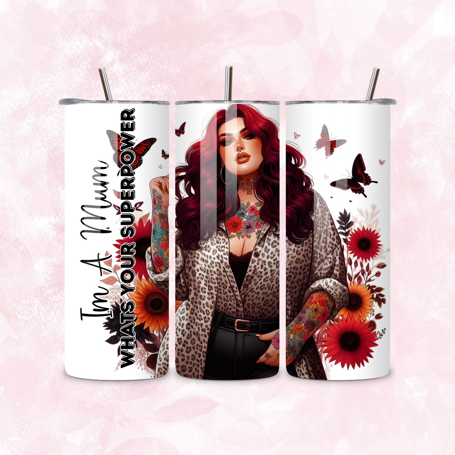 20oz Tumbler - If you want a name added, add note in cart before checkout! Custom/personalised designs accepted.