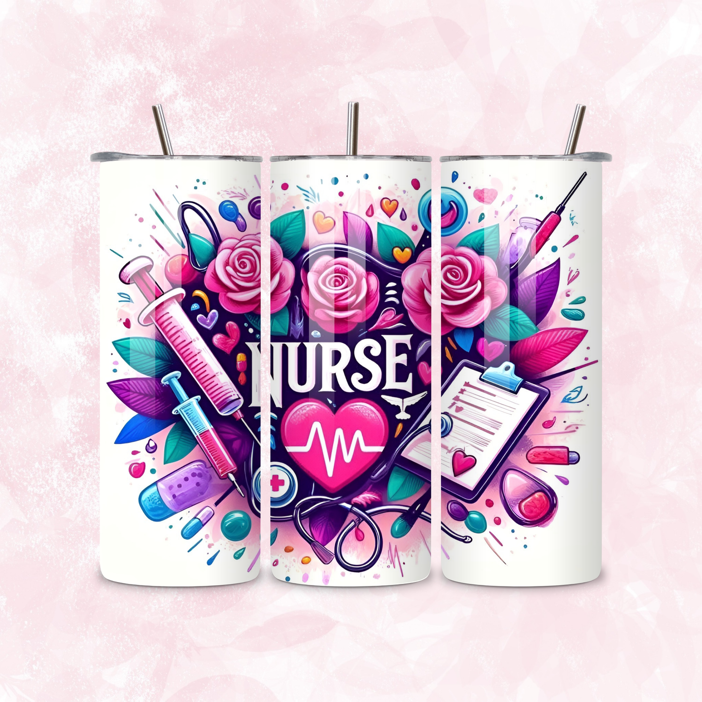 20oz Tumbler - If you want a name added, add note in cart before checkout! Custom/personalised designs accepted.