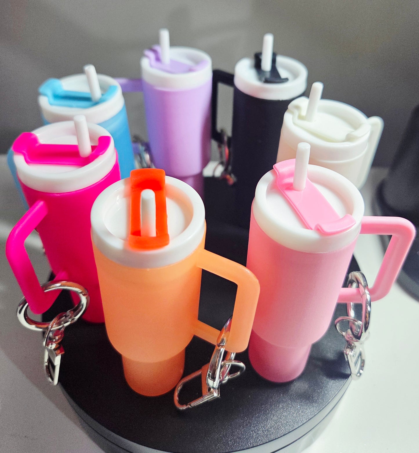 Mini tumbler keychains