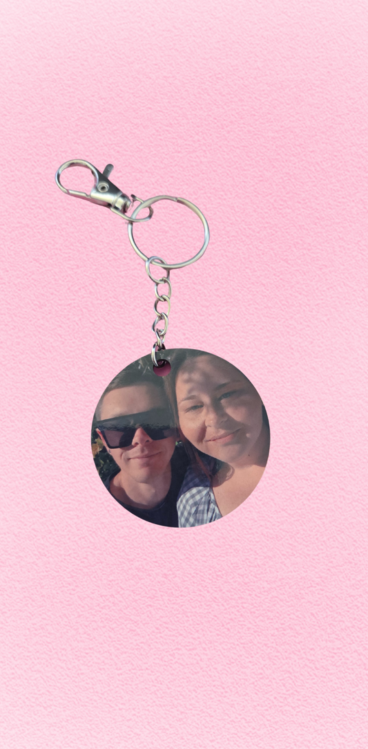 Personalised Keyring - Leave notes in cart before checkout.